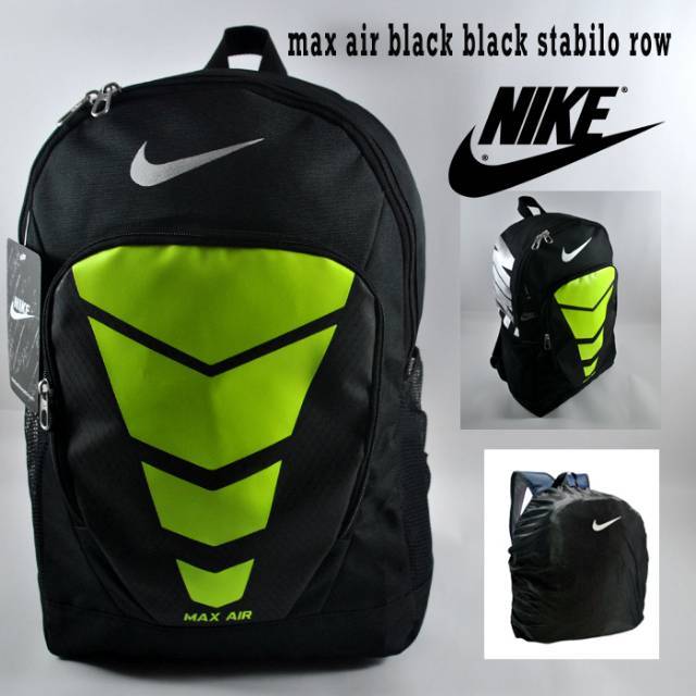 Nike max air backpack cheap green price