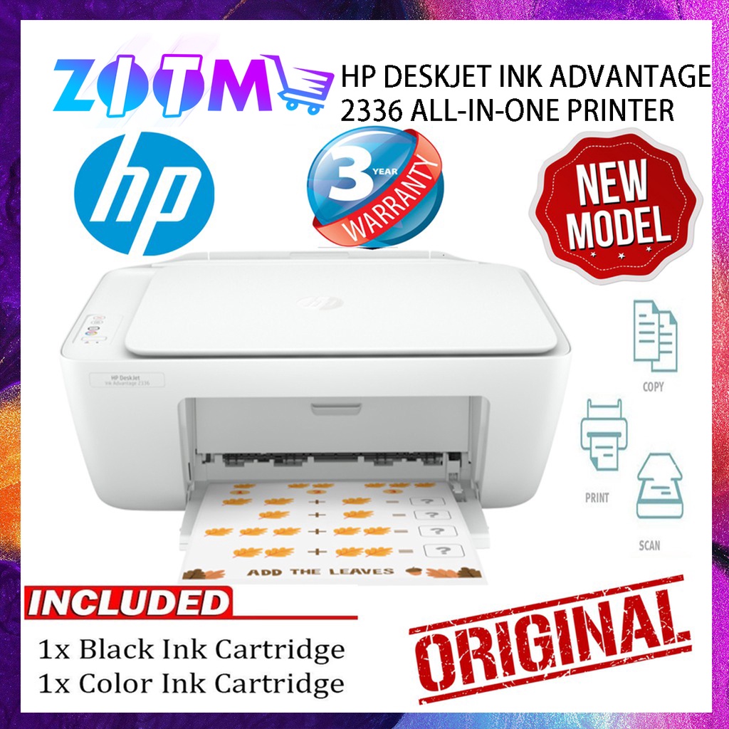 HP DESKJET INK ADVANTAGE 2336 ALL-IN-ONE PRINTER | Shopee Malaysia