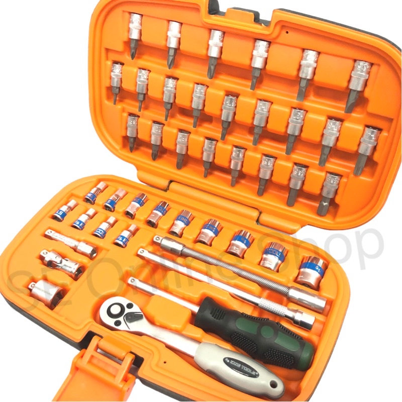 GS King Tools 1/4”Dr 44pcs Socket Set (Made In Taiwan) Shopee Malaysia