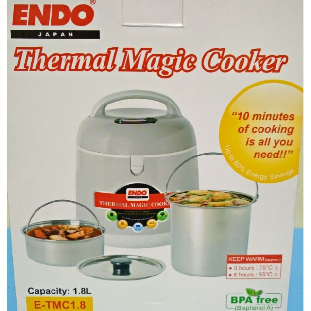 Brand New!! ' ENDO' - 7 Ltrs Double Stainless Vacuum Magic Cooker, TV &  Home Appliances, Kitchen Appliances, Cookers on Carousell