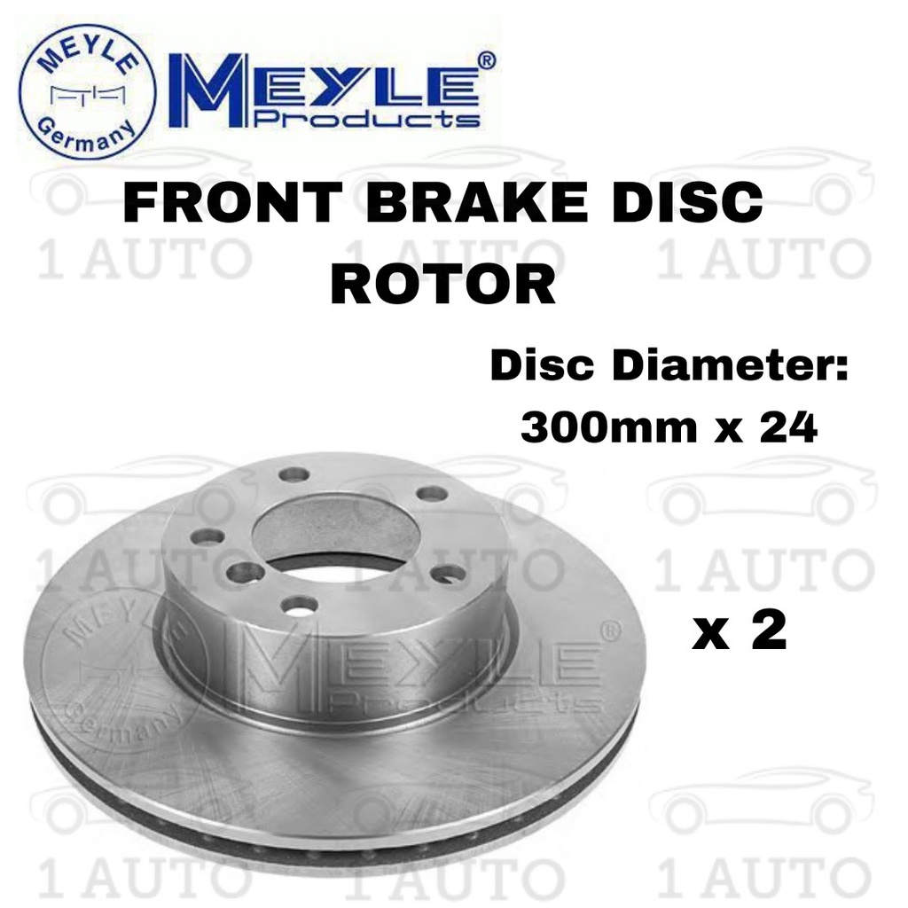 MEYLE GERMANY FRONT BRAKE DISC ROTOR BMW E90 LCI 320i 318i Z4 E89