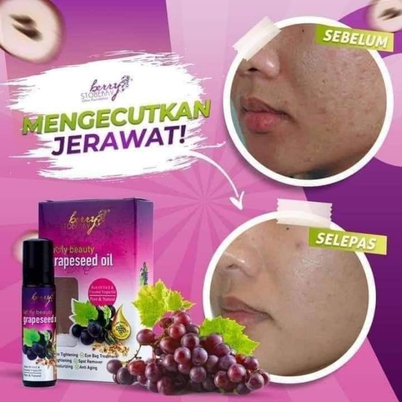 GRAPESEED OIL BERRY LUVLY BEAUTY ORIGINAL Shopee Malaysia
