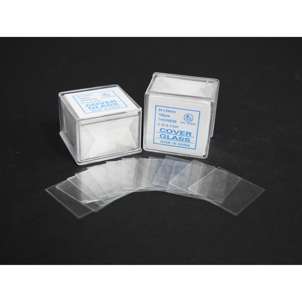 100PCS Glass Cover Slip for Microscope Slide (22mm50mm) READY STOCK