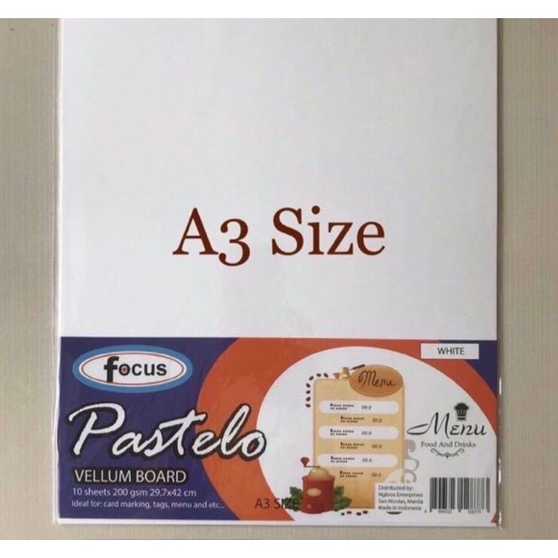 (3pack) Vellum Board A3 size Shopee Malaysia