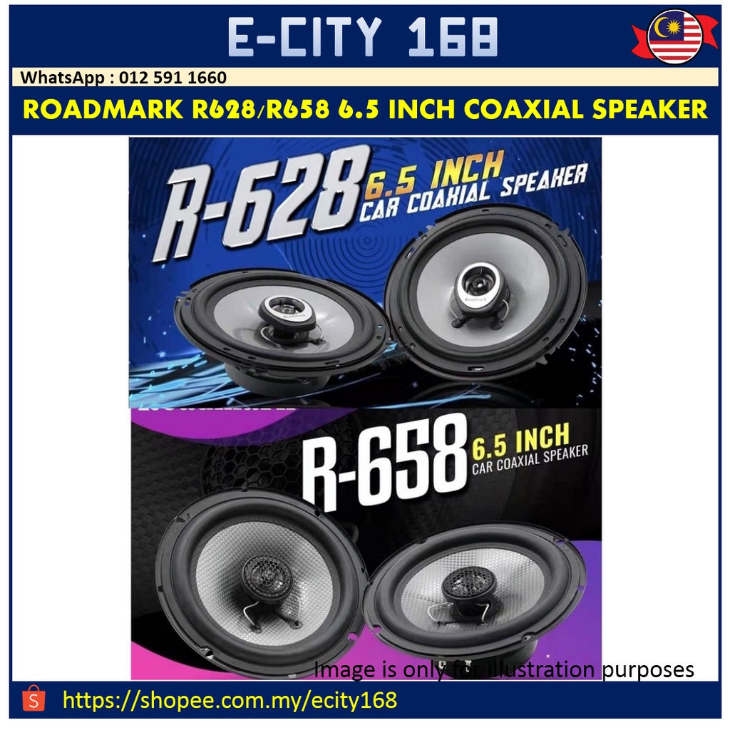ROADMARK R628/R658 6.5 INCH COAXIAL SPEAKER (2 PCS) | Shopee Malaysia