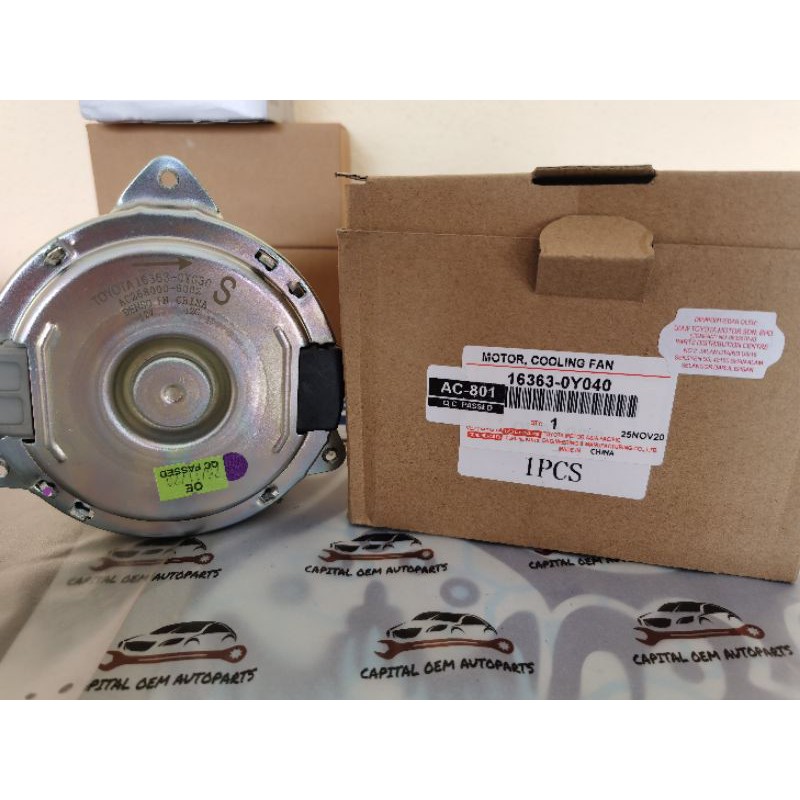 TOYOTA RADIATOR FAN MOTOR VIOS NCP150 NSP151 2013-2019 SIENTA PARTS ...