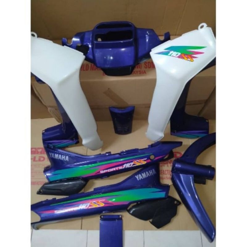COVERSET YAMAHA Y110 / SS110 BLUE sticker siap tampal | Shopee Malaysia