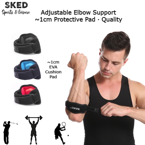 SKED Aolikes Adjustable Elbow Pad Elbow Protector (1Pc) Thick EVA Pad