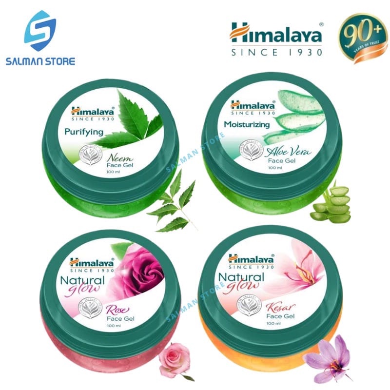 Himalaya Herbals Face Gel 100ml (Purifying Neem Face Gel,Aloe Vera Face