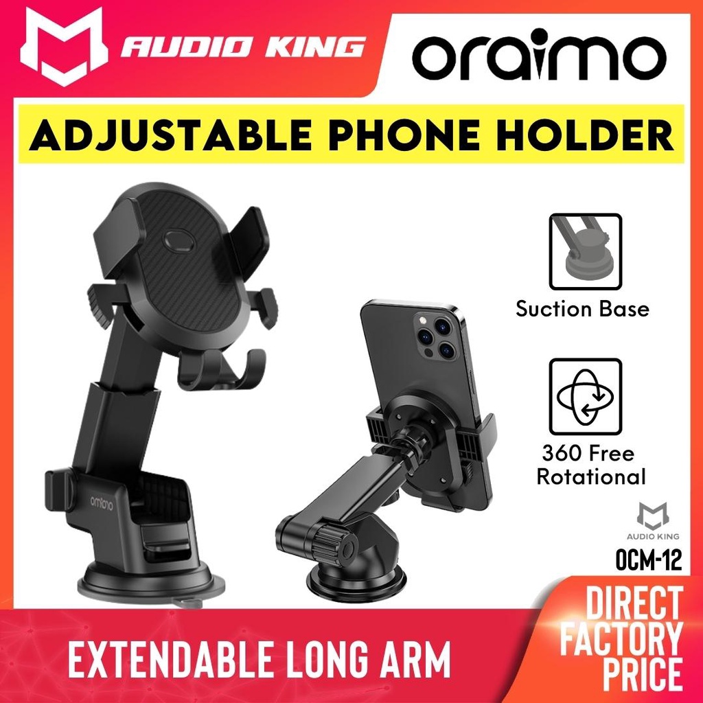 ORAIMO Car Phone Holder Dashboard Phone Holder In Car Handphone Holder ...