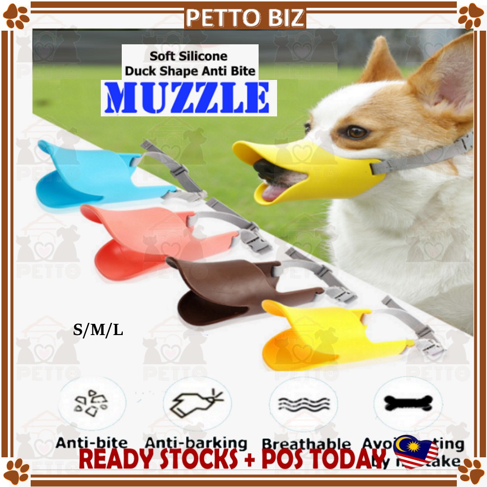 Duck mouth hotsell dog muzzle