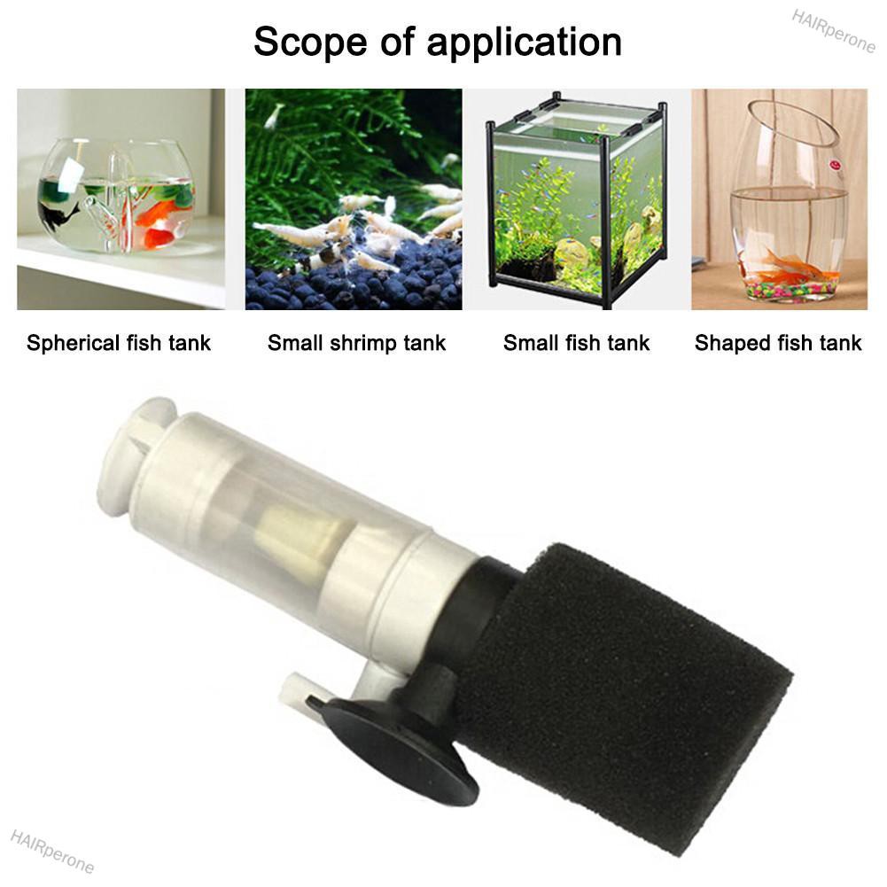 HAIRperone Aquarium Water Pump Filter Silent Mini Pneumatic for Fish Bowl Aquarium Filter Shopee Malaysia