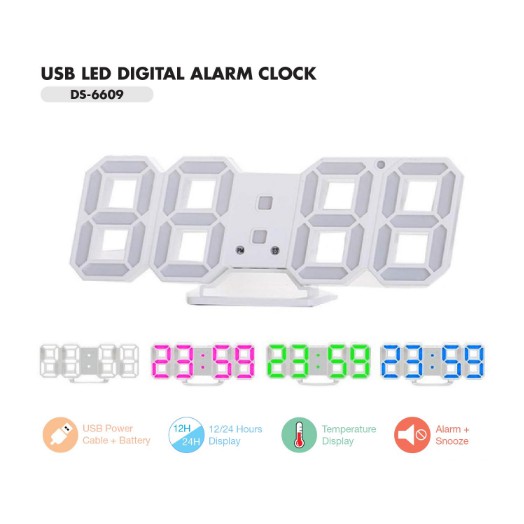 DS6609 LED DIGITAL CLOCK Shopee Malaysia