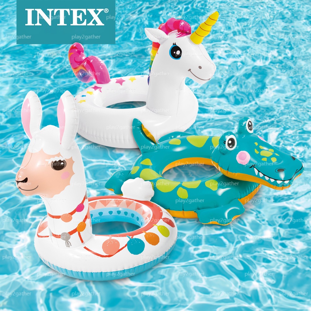 Intex Big Animal Rings Inflatable Swim Ring for Kids IT58221NP Shopee