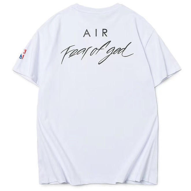 FOG Fear of God x NIKE AIR NBA Logo Print T Shirt Shopee Malaysia