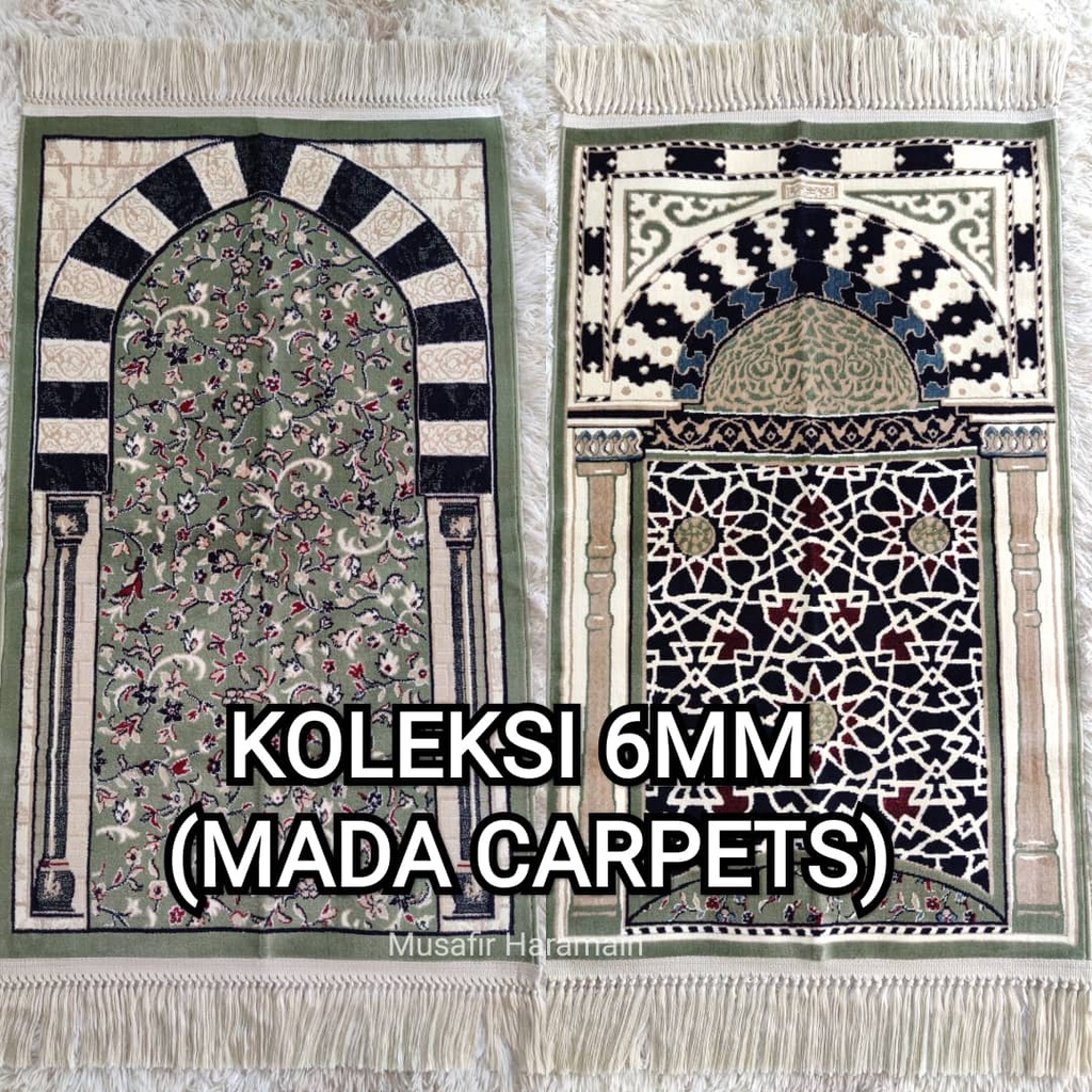 🔥NEW🔥 KOLEKSI 6MM - SEJADAH RAWDAH RAUDAH RAUDHAH 💯% MADE IN MADINAH ...