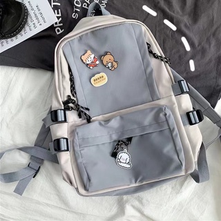 Ready Stock School Bag Korean-Style Japanese Middle School Student  Schoolbag Female High SchoolinsShoulder Bag Bag Student Backpack