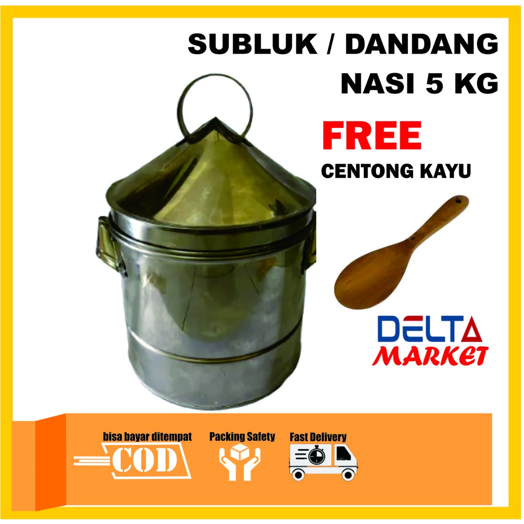 5kg stainless steel Rice Steamer/Steamer (Free Rice Spoon) | Shopee ...