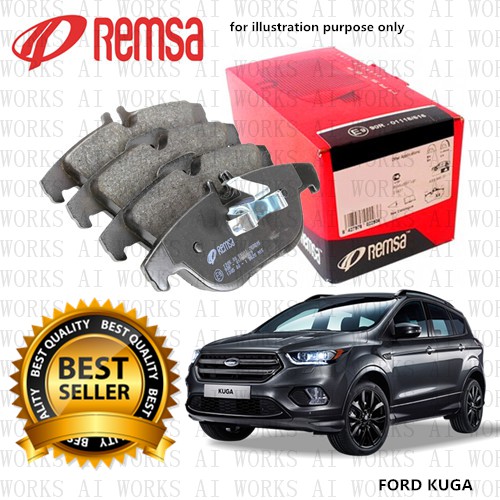REMSA Ford Kuga 1.5 Ecoboost Front Rear Disc Brake Pad Shopee Malaysia