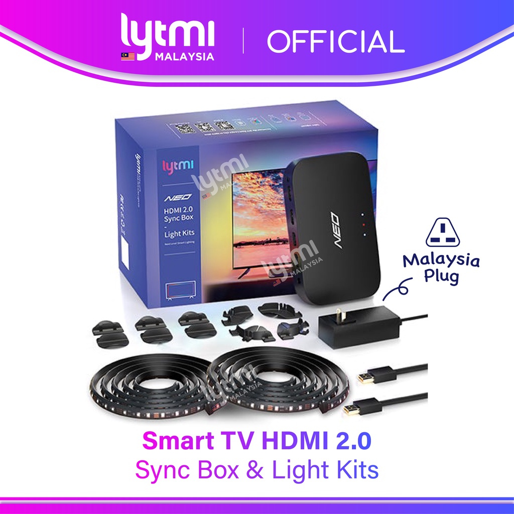 Lytmi Neo Sync Box & TV Backlight Kit - HDMI 2.0, Lytmi Malaysia ...