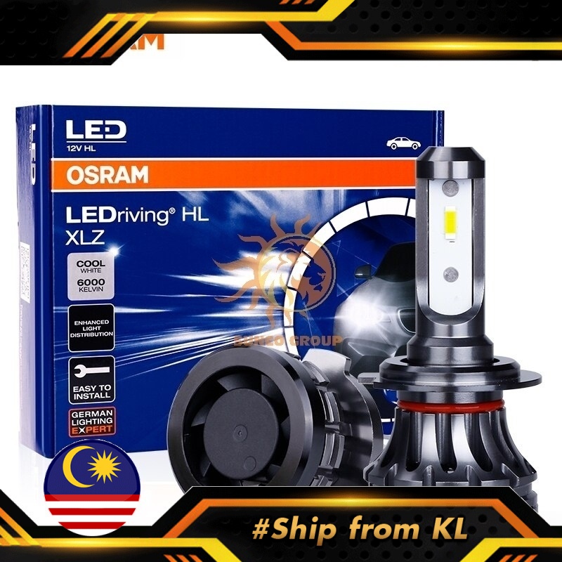 Original Osram LED Driving HL XLZ 6000K H1 H4 H7 H8 H11 H16 9012 HIR2