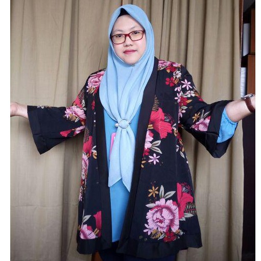 Cardigan deals kimono muslimah