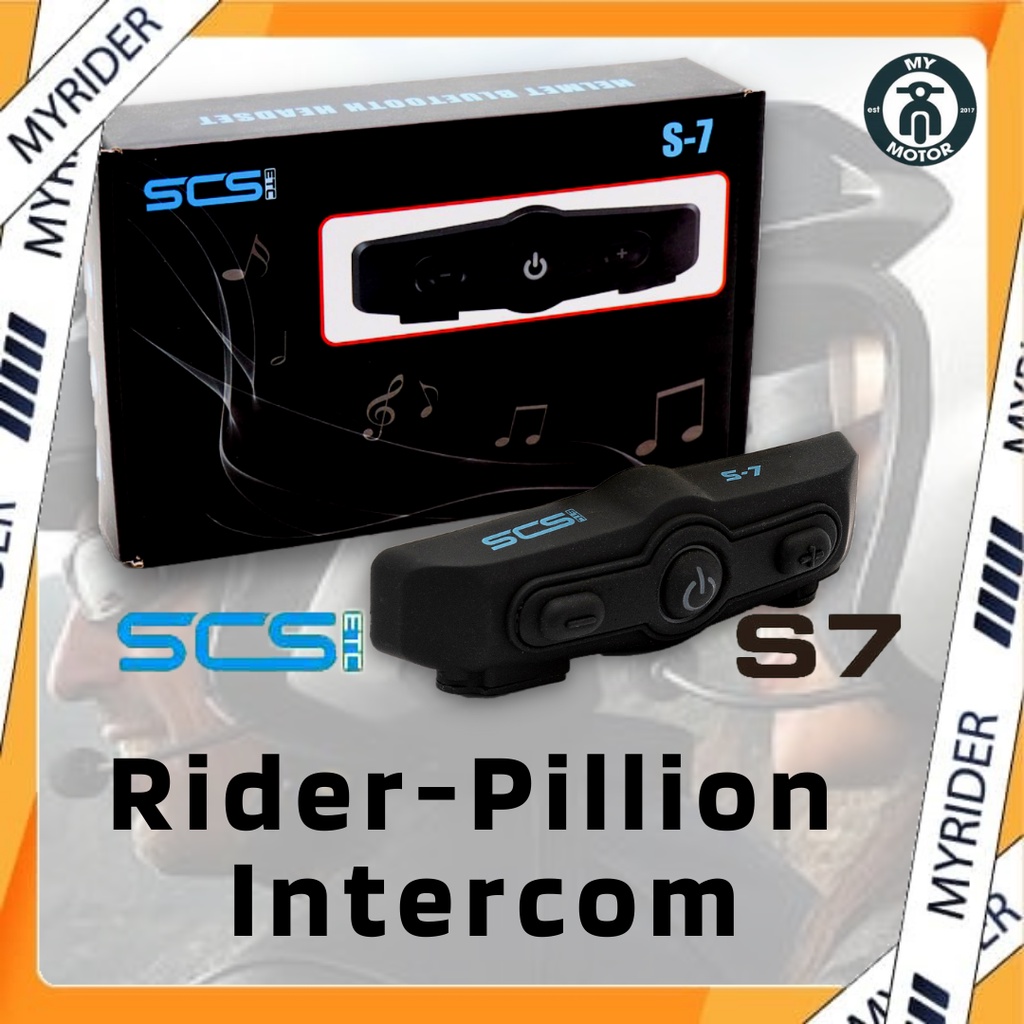 SCS S7 BLUETOOTH HELMET HEADSET MOTORCYCLE INTERCOM Helmet