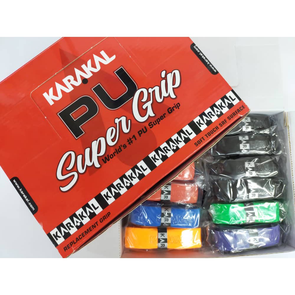 Caja De 24 Unidades Karakal Pu Super Grip (dos Colores) | Cuotas sin