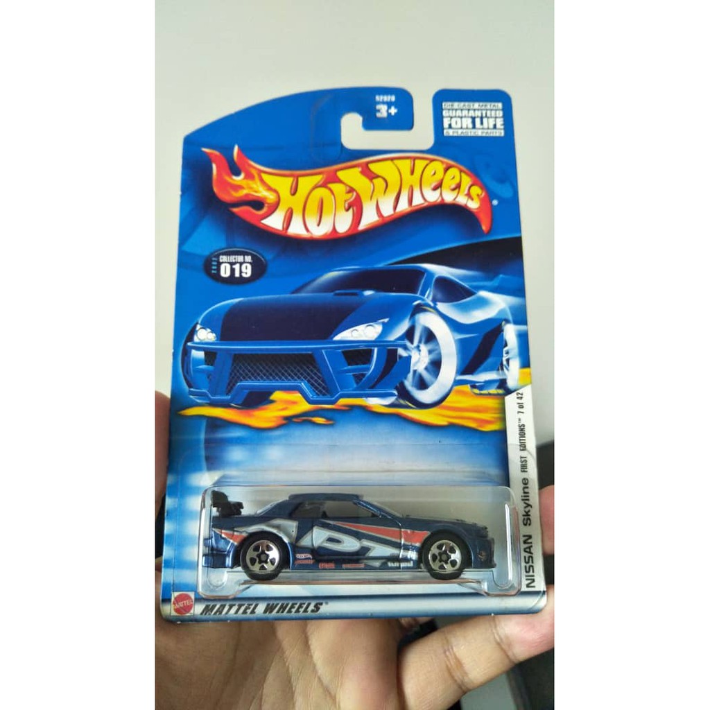 Hot Wheels Nissan Skyline R32 2002 First Editions Blue Shopee