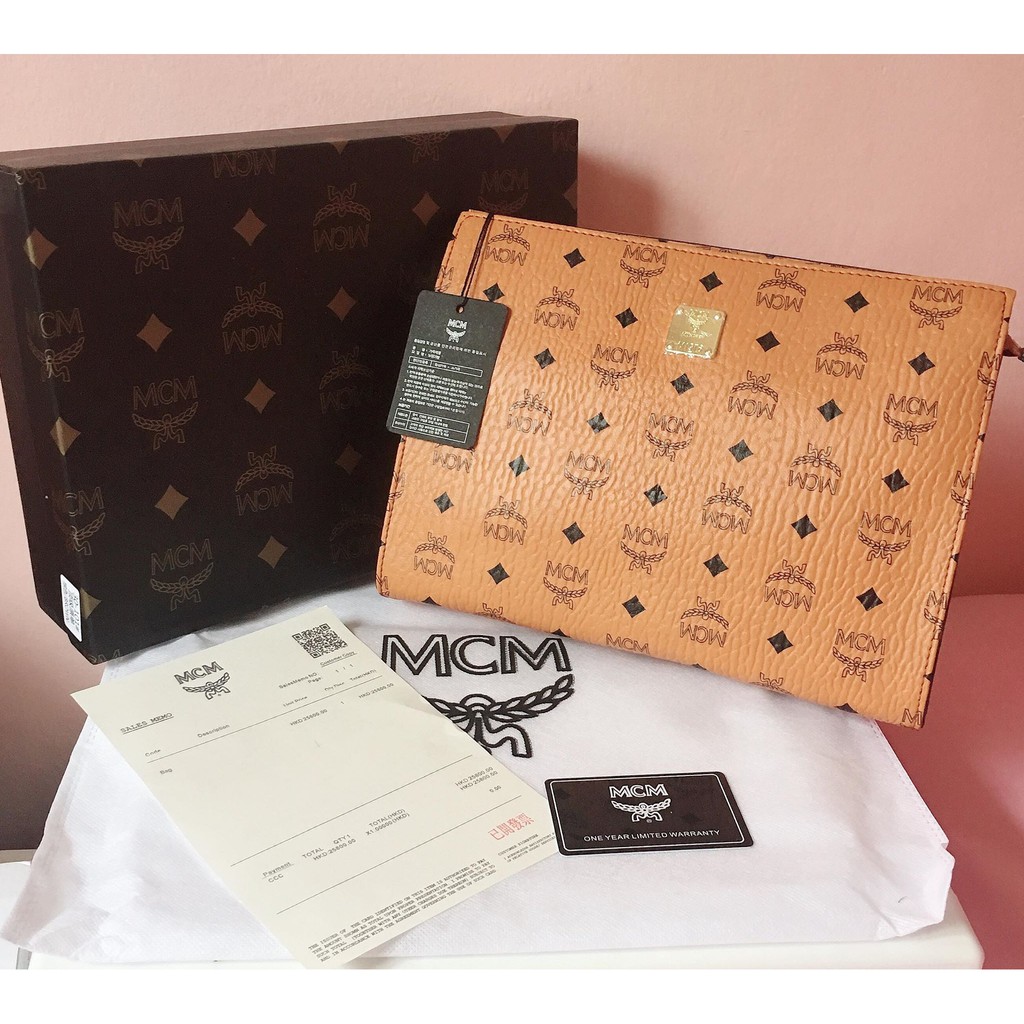 Mcm clutch store bag men