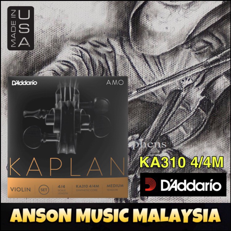 ダダリオ D'Addario KA310 1 4M Kaplan Amo Violin String Set 1 4