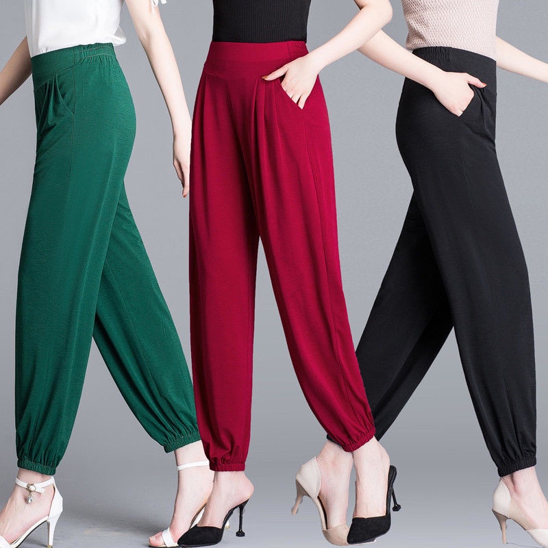 200kg-new-women-s-summer-thin-ice-silk-bloomers-large-size-mother-pants