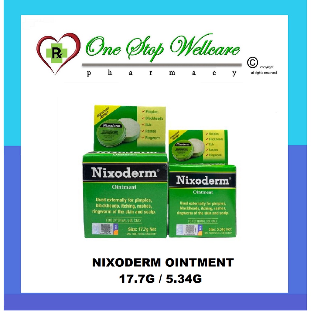 Nixoderm Ointment 5 34g 17 7g Shopee Malaysia