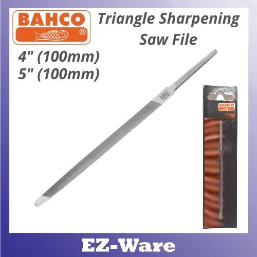 BAHCO Triangle Sharpening Saw File (4