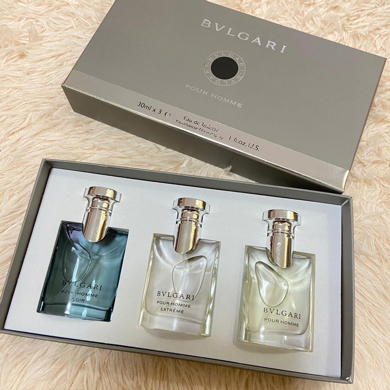 BVLGARI Pour Homme Men 3x30ml 3in1 Gift Set For Men | Shopee Malaysia