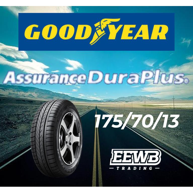 POSTAGE 175 70 13 GOODYEAR ASSURANCE DURAPLUS NEW CAR TIRES TYRE