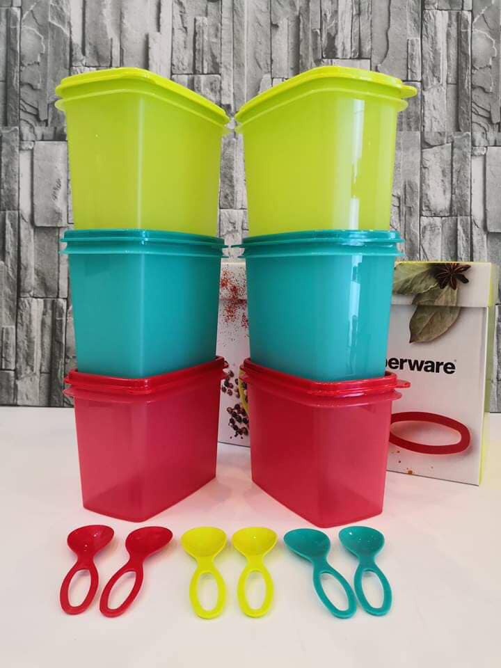 OFFER: Random Colour 1 pc: Tupperware Shelf Saver 840ml (Clear Window ...