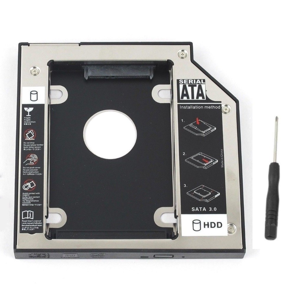 LAPTOP CADDY SSD 9.5MM/12.7MM SATA HARDDISK SSD HARDDISK SECOND ...
