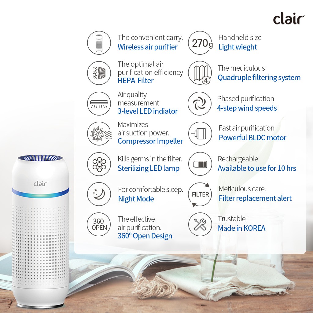 Clair purifier on sale