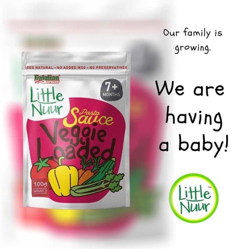 EATALIAN EXPRESS Little Nuur Veggie Loaded Pasta Sauce for Baby Pasta