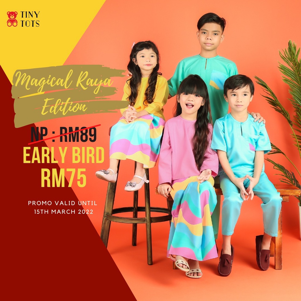 Tiny Tots Clothing - Baju Raya Kids Terbaru 2022 | Shopee Malaysia