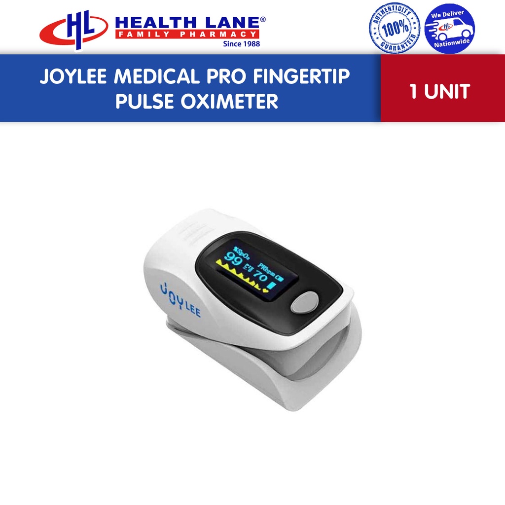 JOYLEE MEDICAL PRO FINGERTIP PULSE OXIMETER C101A3 (1'S) Shopee Malaysia