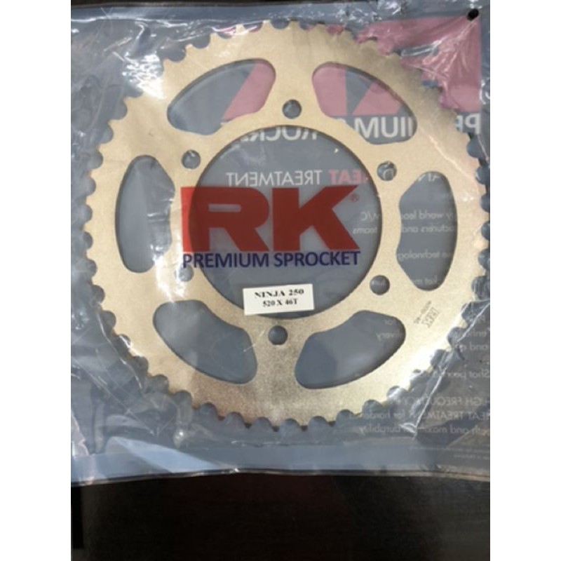 NINJA250 RK REAR SPROCKET KAWASAKI NINJA 250/250SL YAMAHA R25 / MT25 ...