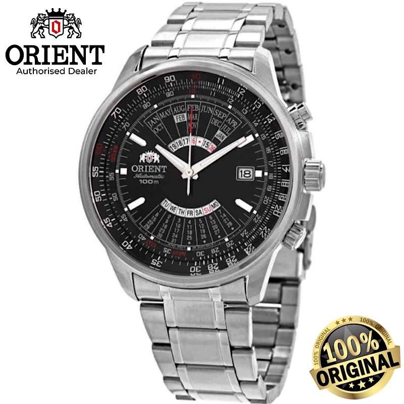 (Original) Orient Multi-Year Perpetual Calendar Automatic Black Dial ...