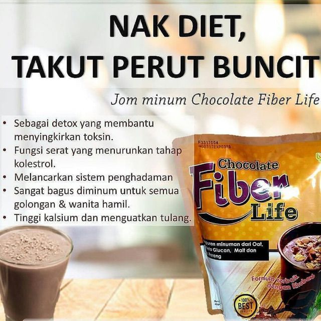 CHOCOLATE FIBER LIFE Shopee Malaysia