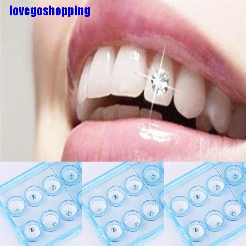 Diamond Teeth Whitening Studs Denture Teeth Crystal Ornament Tooth ...