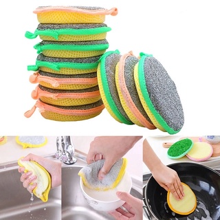 1PC Cute Kitchen Wash Tool Pot Pan Dish Bowl Palm Brush Scrubber Cleaning  Washing Cleaner Holder