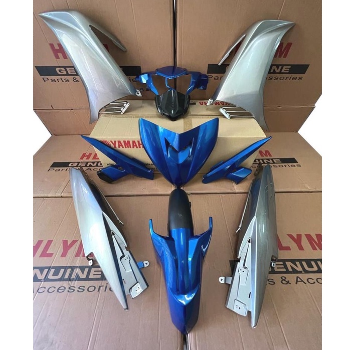 LC135 NEW V4 V5 (SIL3 55D6) COVER SET 100% ORIGINAL YAMAHA 55D-F0000-04 ...