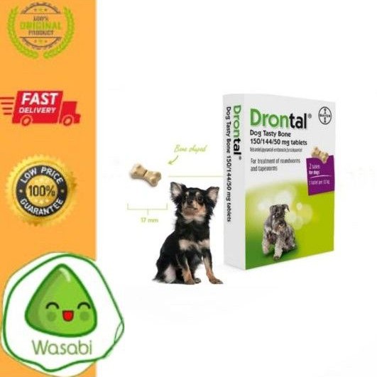 ORIGINAL PLUS Drontal Dog original Dog Worm Medicine plus flavour
