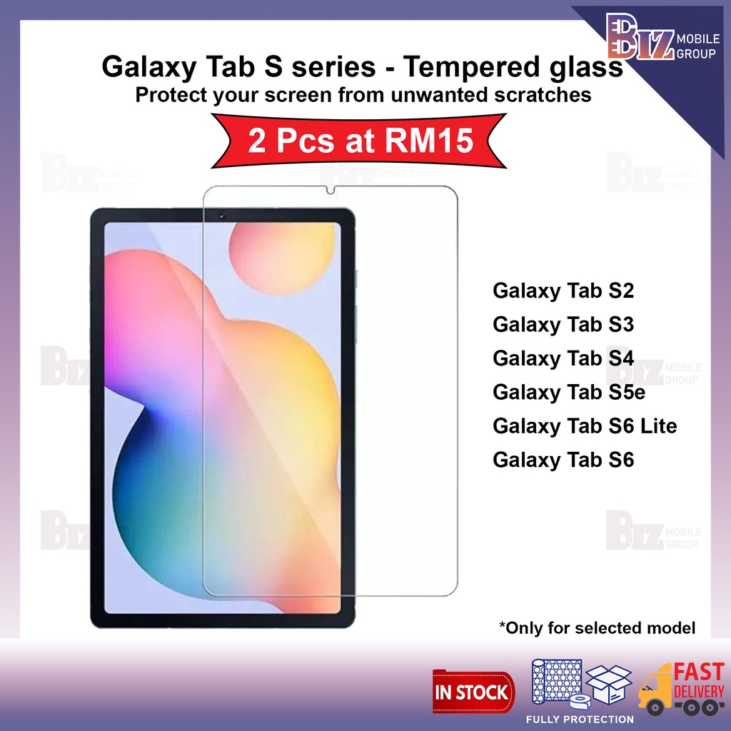 Galaxy Tab S2/ Tab S3/ Tab S4/ Tab S5e/ Tab S6/ Tab S6 Lite Tempered ...